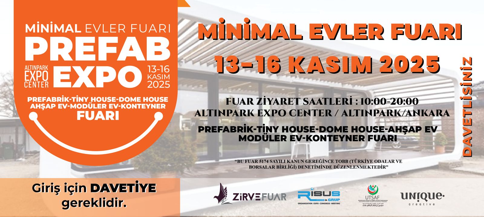 Minimalist Evler Fuarı Zirve Fuarcılık 2025